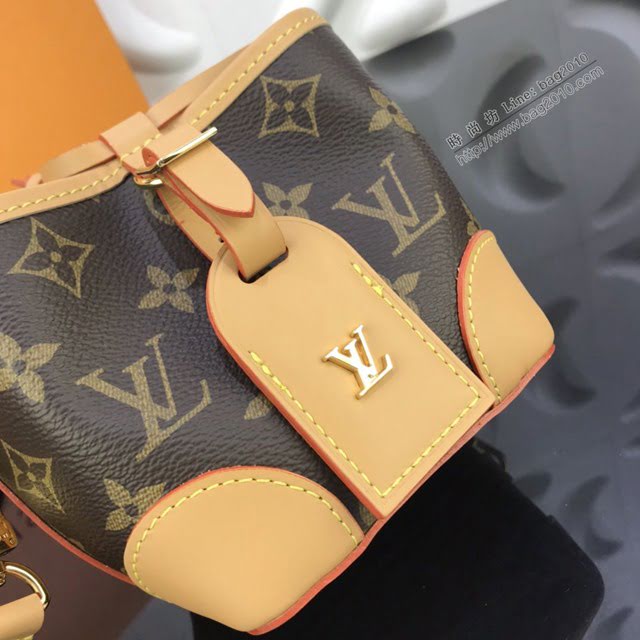 LV包包 LV新款女包 M57099 2020新款走秀mini包 LV老花黃皮小水桶包  ydh3749